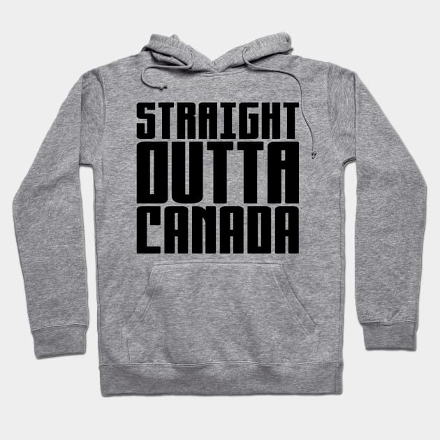 Straight Outta Canada Hoodie by colorsplash